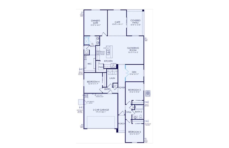 2D floor plan layout of this home in Hayden Estates, Buckeye, AZ (Image 3). 2D floor plan layout of this home in Hayden Estates, Buckeye, AZ (Image 3).