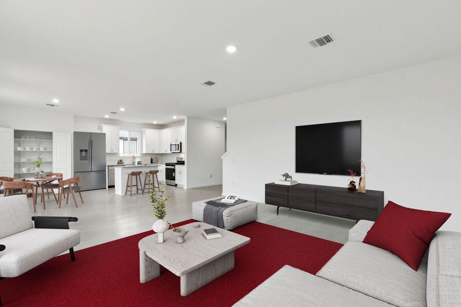 Furnished interior view inside a new home in Windcress, Baytown (Image 12).