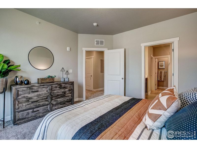 Furnished interior view inside a new home in The Lakes at Centerra - Discovery, Loveland (Image 11).