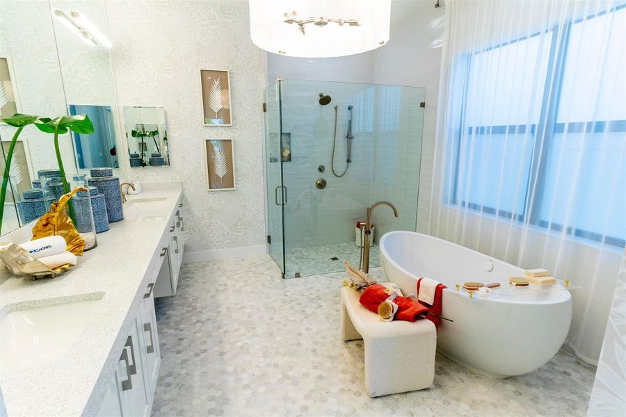 Furnished interior view inside a new home in , Palm Beach Gardens (Image 14).