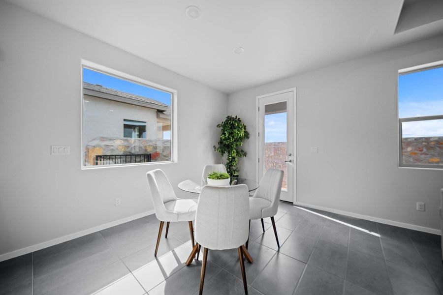 Representative furnished interior of a home built from the Prado by Hakes Brothers in Summer Sky North, El Paso (Image 8).