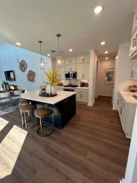 Furnished interior view inside a new home in Santa Rita Ranch, Liberty Hill (Image 7).