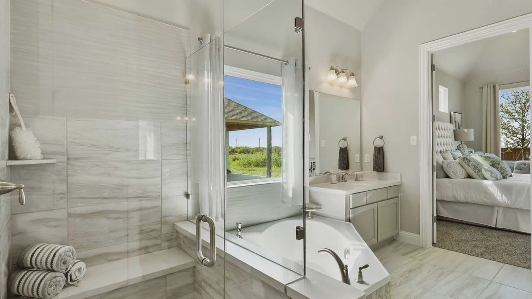 Furnished interior view inside a new home in Anna Ranch, Anna (Image 12).