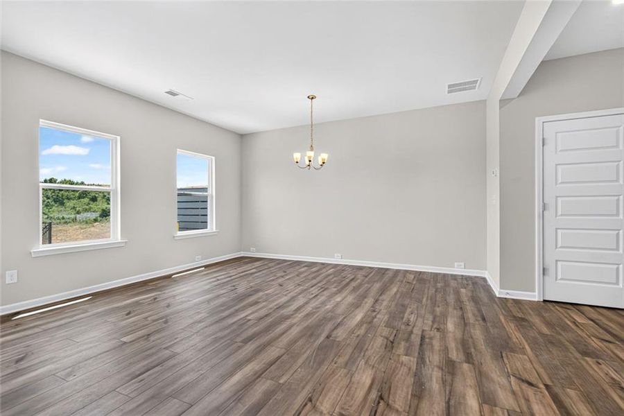 Spacious, unfurnished interior of a new home in Fairington, Cartersville (Image 29).