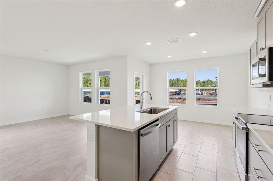 Furnished interior view inside a new home in Cyrene at Harmony, St. Cloud (Image 10).