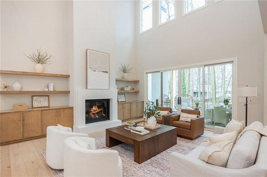 Furnished interior view inside a new home in , Alpharetta (Image 7).