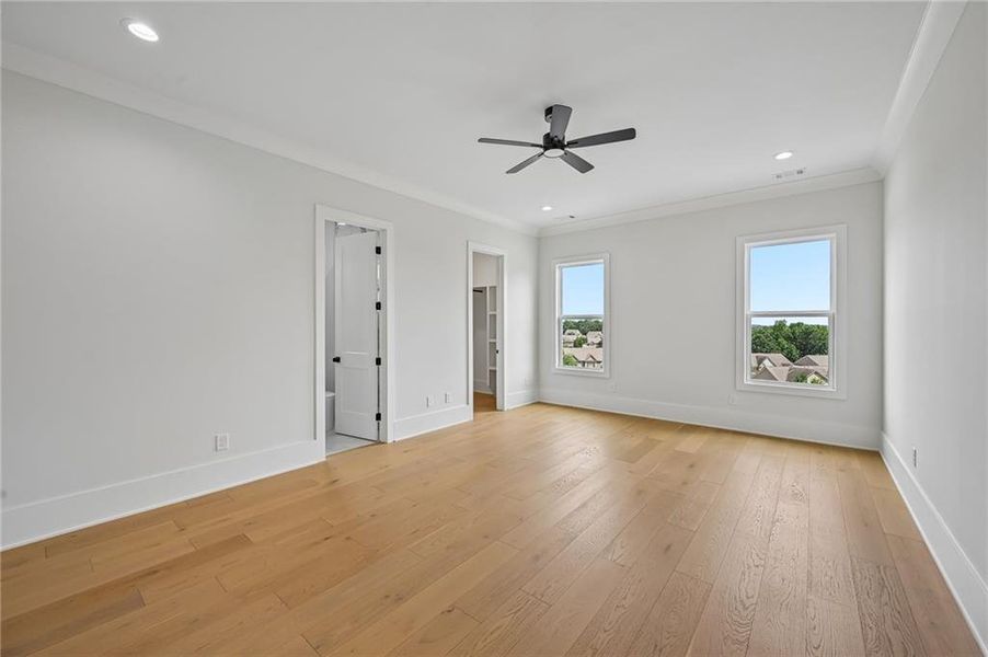 Spacious, unfurnished interior of a new home in , Buford (Image 40).