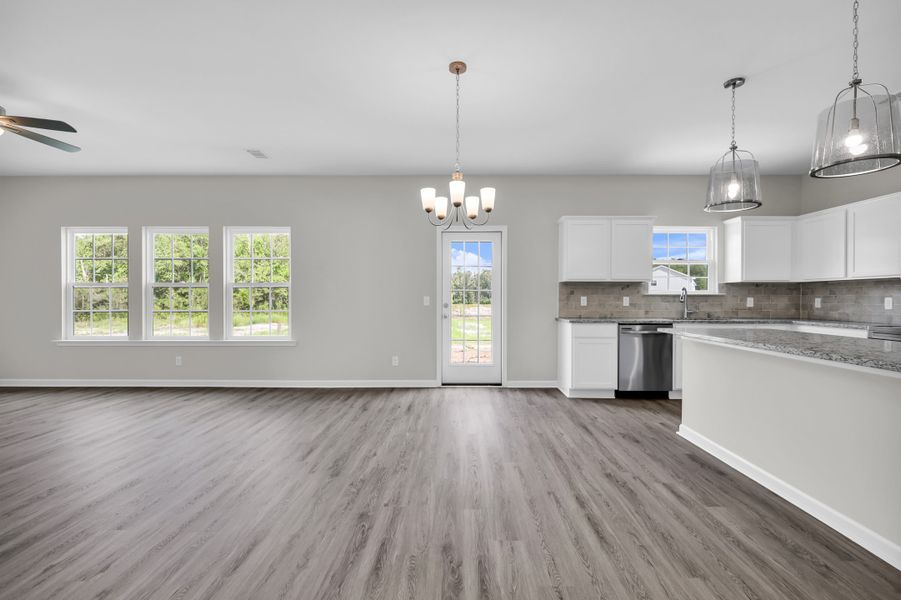 Representative unfurnished interior of a home built from the The Palmyra by RTS Homes in Doctor's Creek, Ludowici (Image 25).