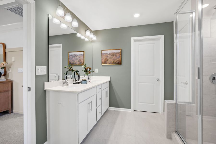 Representative furnished interior of a home built from the Marshall by Pulte Homes in Michaux Gardens, Belmont (Image 60). Representative furnished interior of a home built from the Marshall by Pulte Homes in Michaux Gardens, Belmont (Image 60).