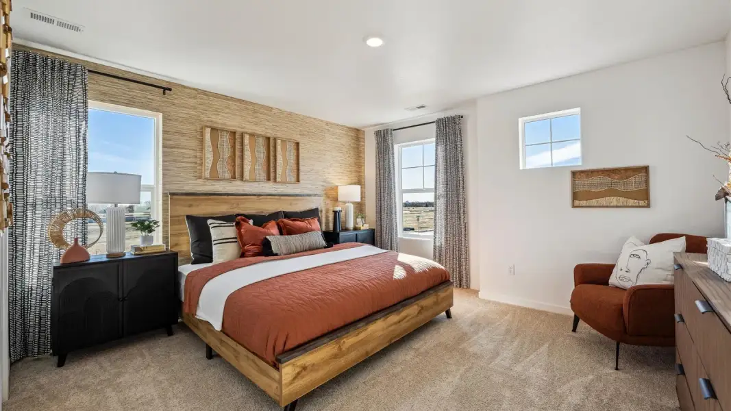 Furnished interior view inside a new home in Villas at Vantage, Berthoud (Image 12).