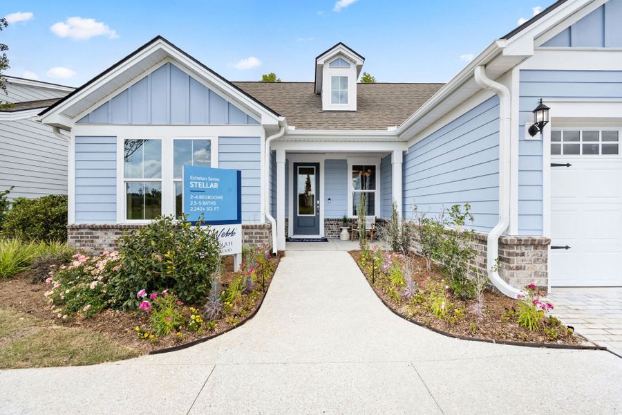 Representative exterior details of a home built from the Stellar by Del Webb in Del Webb Point Hope, Charleston (Image 21).