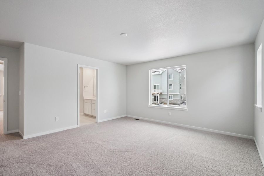 A room with white walls.