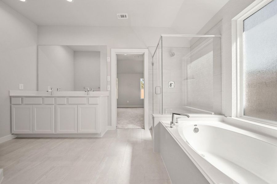 Furnished interior view inside a new home in Cypresswood Landing, Humble (Image 5).