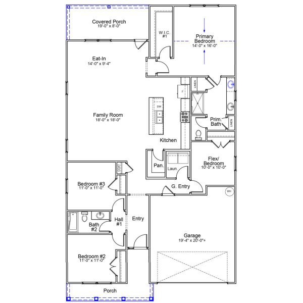 2D floor plan layout of this home in Jordan Grove, Conway, SC (Image 2). 2D floor plan layout of this home in Jordan Grove, Conway, SC (Image 2).