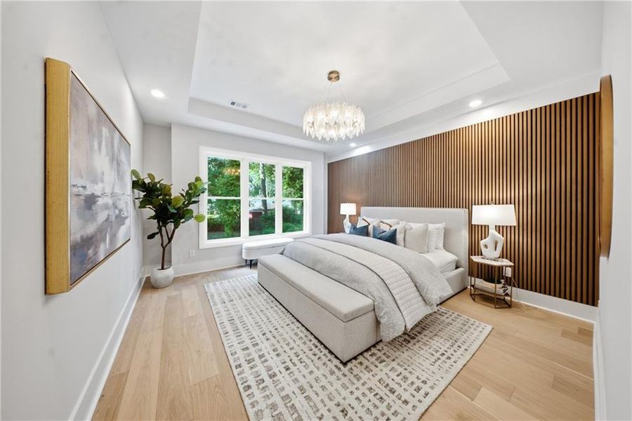 Furnished interior view inside a new home in , Atlanta (Image 11).