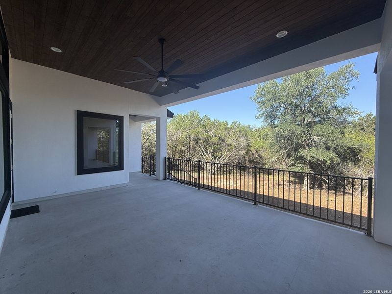 Exterior details and patio area of a home in , Spring Branch (Image 33).