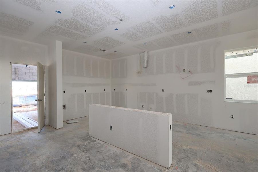 In-progress construction of a new home in Lake Star at Ovation, Winter Garden, FL (Image 24).