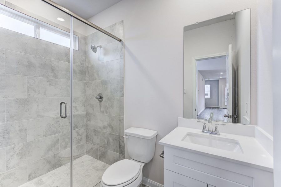 Furnished interior view inside a new home in Townsen Landing, Humble (Image 12).