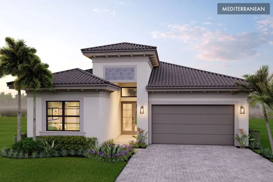 Representative exterior photo of a completed home built from the Dorado by GL Homes in Apex at Avenir, Palm Beach Gardens, FL (Image 14).