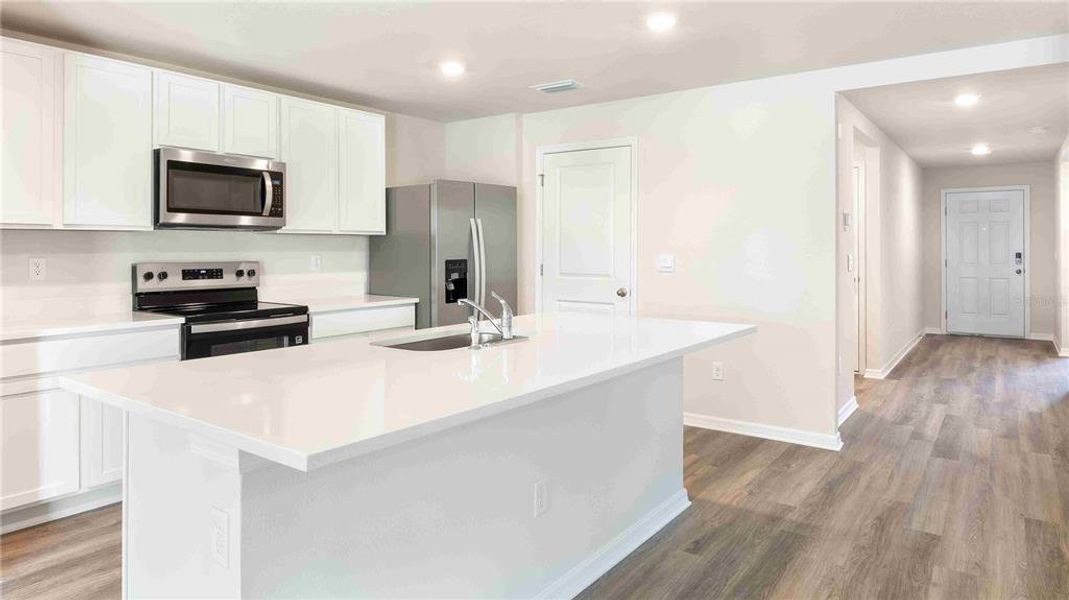 Furnished interior view inside a new home in Bella Lago, Parrish (Image 11).