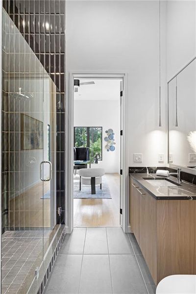 Furnished interior view inside a new home in , Atlanta (Image 10).