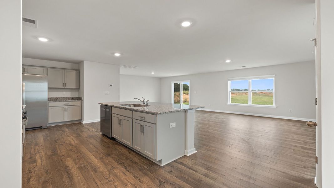 Furnished interior view inside a new home in Cloverdale Hills, Piedmont (Image 7).