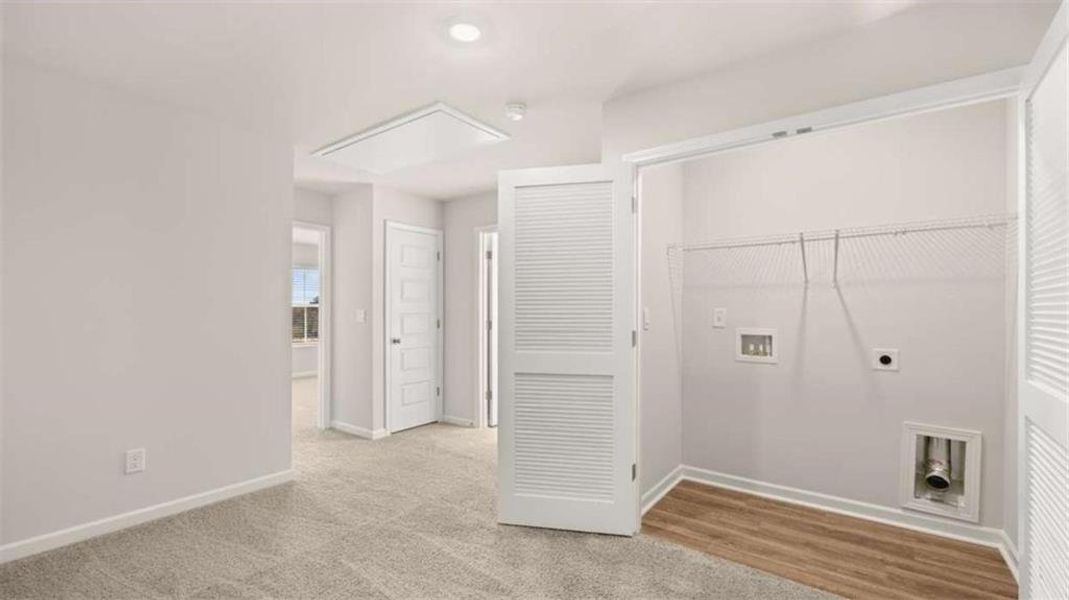 Spacious, unfurnished interior of a new home in Brookland Commons, Monroe (Image 28).