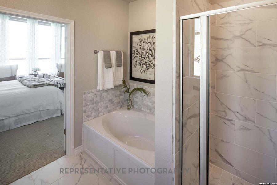 Furnished interior view inside a new home in Davis Ranch, San Antonio (Image 6).