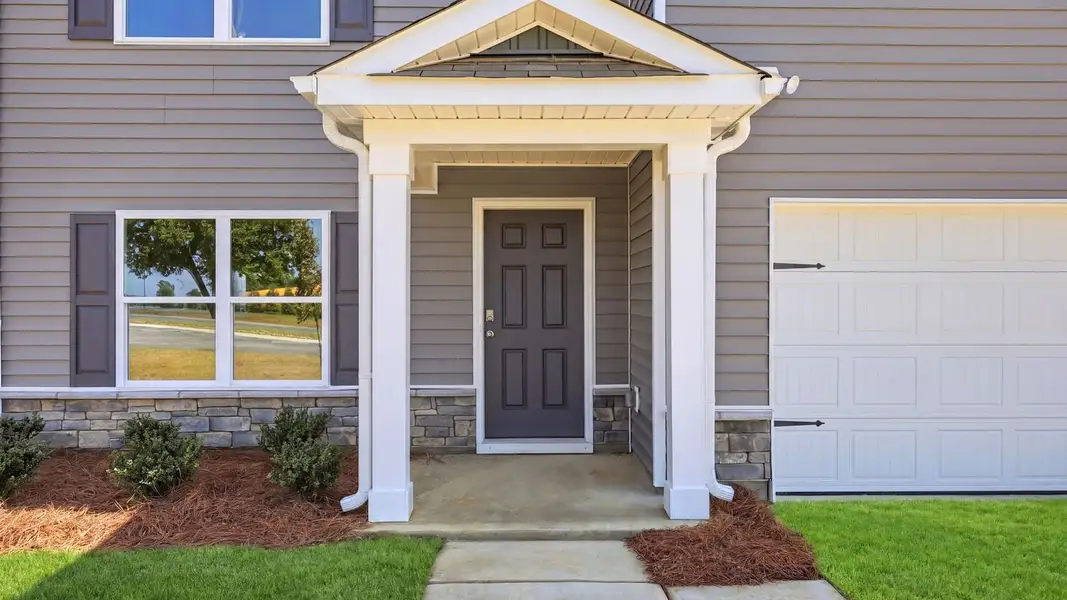 Exterior details and patio area of a home in Bynum Farms, Farmville (Image 3).