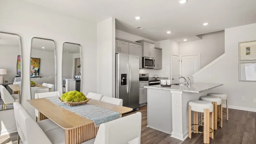 Representative furnished interior of a home built from the Tatum by D.R. Horton in Rushing Waters Townhomes, North Augusta (Image 8).