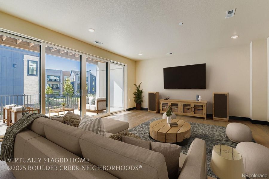 Furnished interior view inside a new home in Baseline, Broomfield (Image 20).