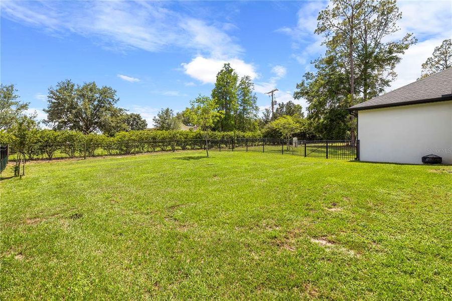 Exterior details and patio area of a home in , Dade City (Image 37).