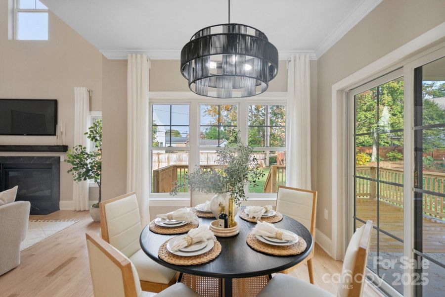 Furnished interior view inside a new home in , Charlotte (Image 16).