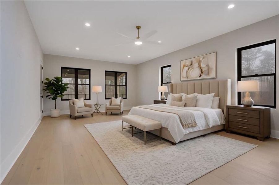 Furnished interior view inside a new home in , Milton (Image 42).