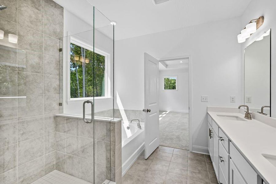 Furnished interior view inside a new home in Watson Park, Snellville (Image 4). Furnished interior view inside a new home in Watson Park, Snellville (Image 4).