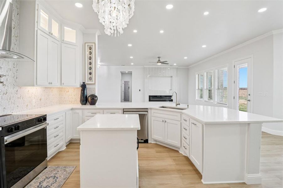 Furnished interior view inside a new home in , Leonard (Image 7). Furnished interior view inside a new home in , Leonard (Image 7).