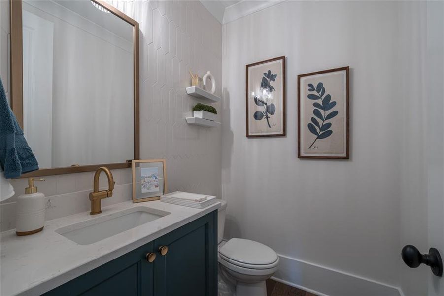 Furnished interior view inside a new home in Malone's Pond, Ball Ground (Image 28). Furnished interior view inside a new home in Malone's Pond, Ball Ground (Image 28).