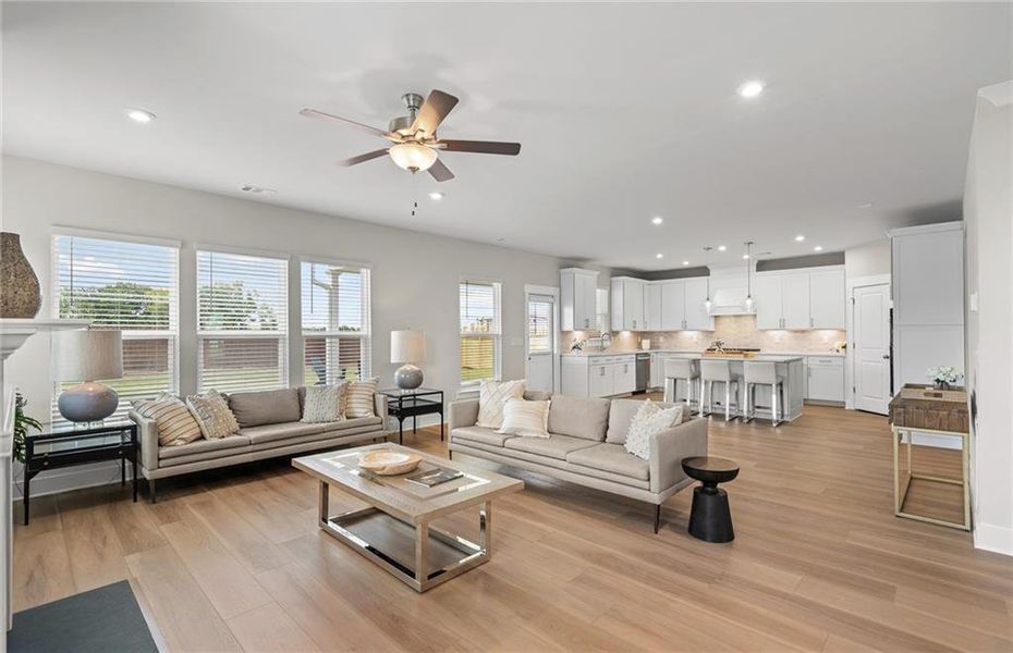 Furnished interior view inside a new home in Creekside at Skelton, Jefferson (Image 12).