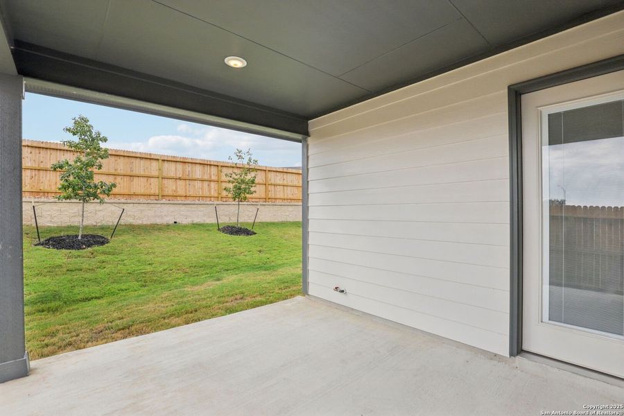 Exterior details and patio area of a home in Comanche Ridge, San Antonio (Image 3). Exterior details and patio area of a home in Comanche Ridge, San Antonio (Image 3).