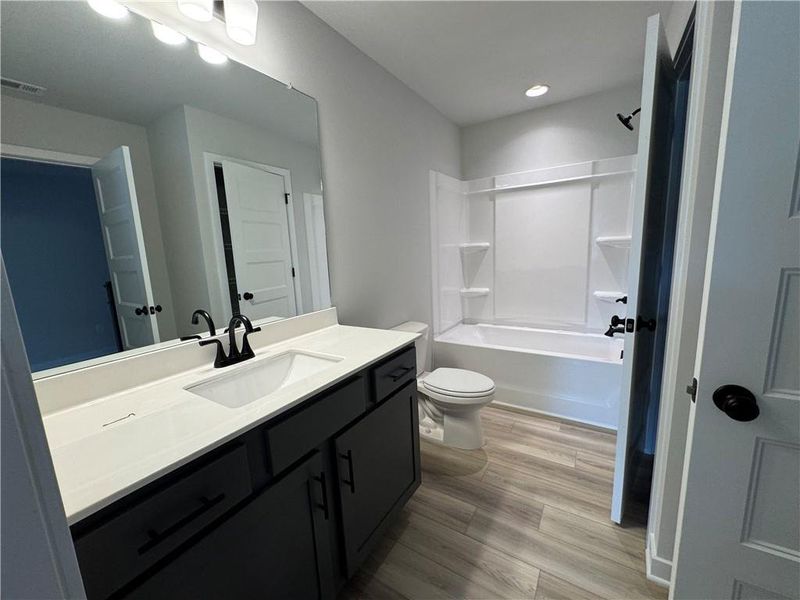 Furnished interior view inside a new home in Rosewood Lake Preserve, Hoschton (Image 10).