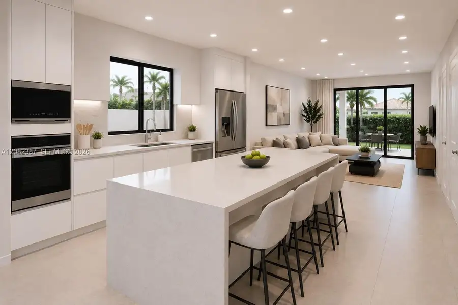 Furnished interior view inside a new home in , Miramar (Image 4).