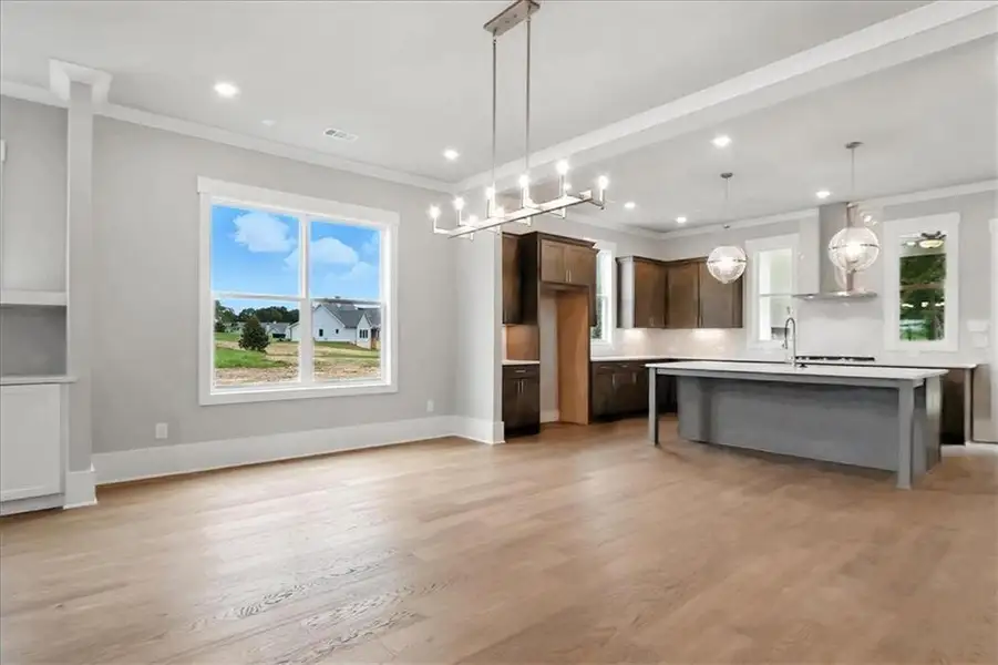 Furnished interior view inside a new home in Old Town Estates, Dacula (Image 5).