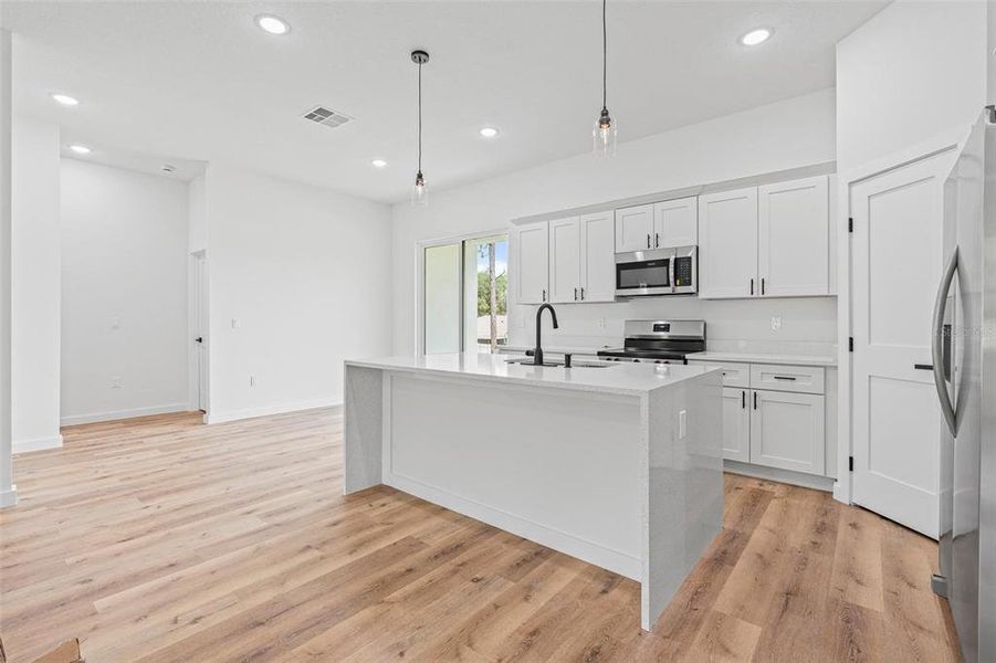 Furnished interior view inside a new home in , Citrus Springs (Image 9).