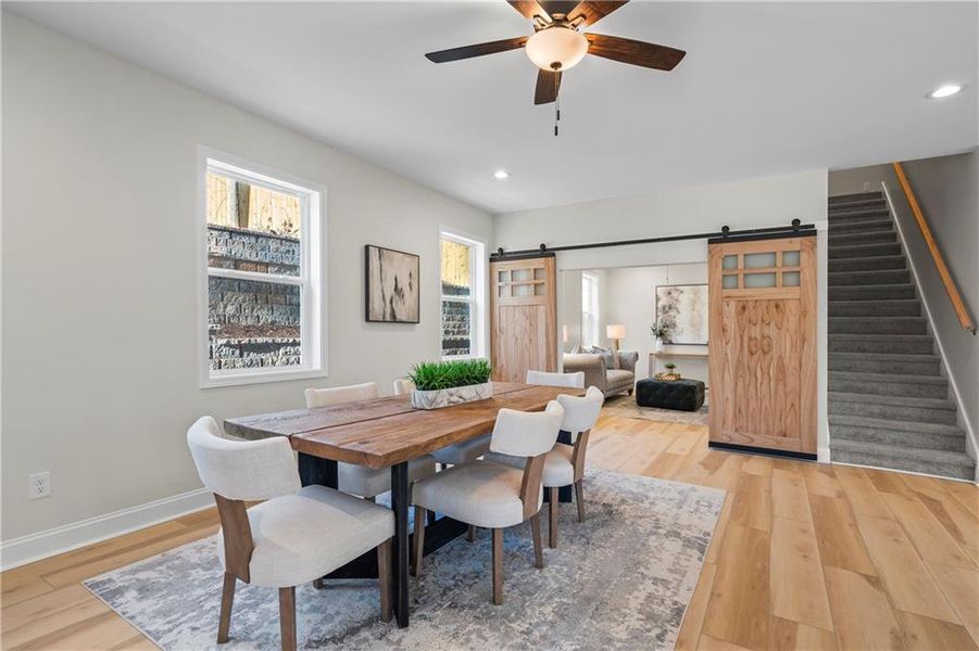 Furnished interior view inside a new home in , Gainesville (Image 17).