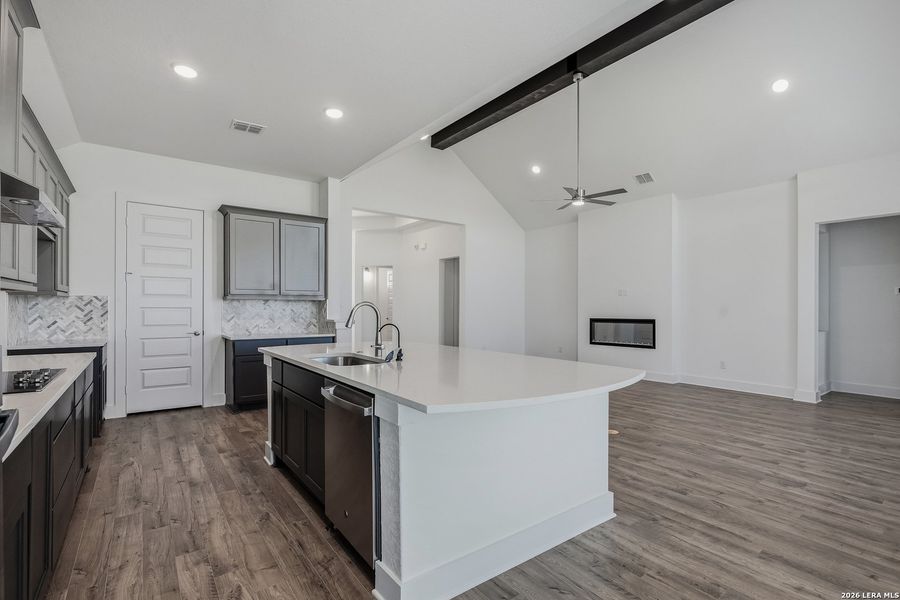 Furnished interior view inside a new home in Sienna Lakes, San Antonio (Image 13).