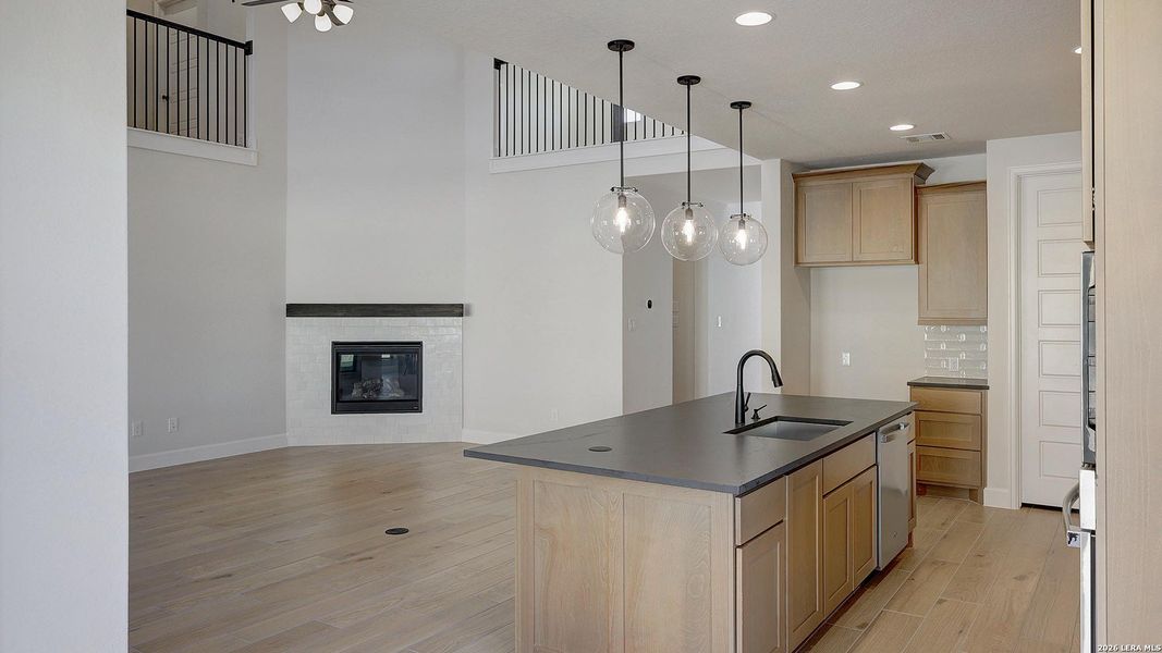 Furnished interior view inside a new home in The Ranches at Creekside, Boerne (Image 10).