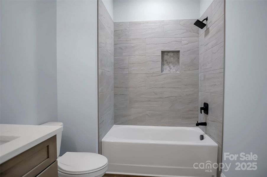 Furnished interior view inside a new home in , Iron Station (Image 18).