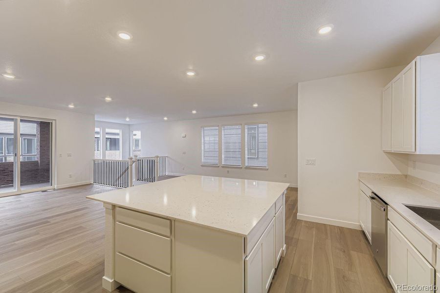 Furnished interior view inside a new home in Vermilion Creek: The Skyline Collection, Centennial (Image 3).