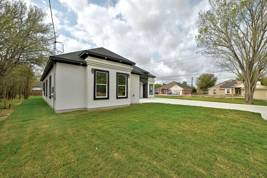 Exterior details and patio area of a home in , Bastrop (Image 26).