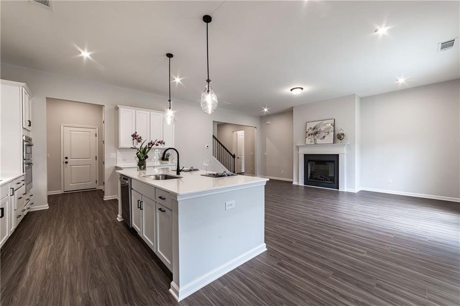 Furnished interior view inside a new home in , Canton (Image 3).